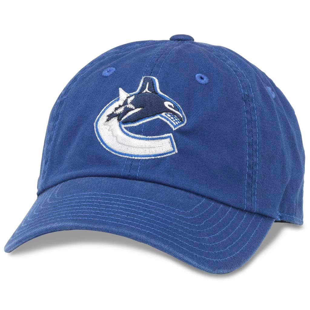 AMERICAN NEEDLE Blue Line Collection NHL National Hockey League Team Baseball Cap with Adjustable Buckle Strap