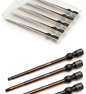 Team Associated 1674 Factory Team 1/4-Inch Power Tool Tips Set, 5-piece