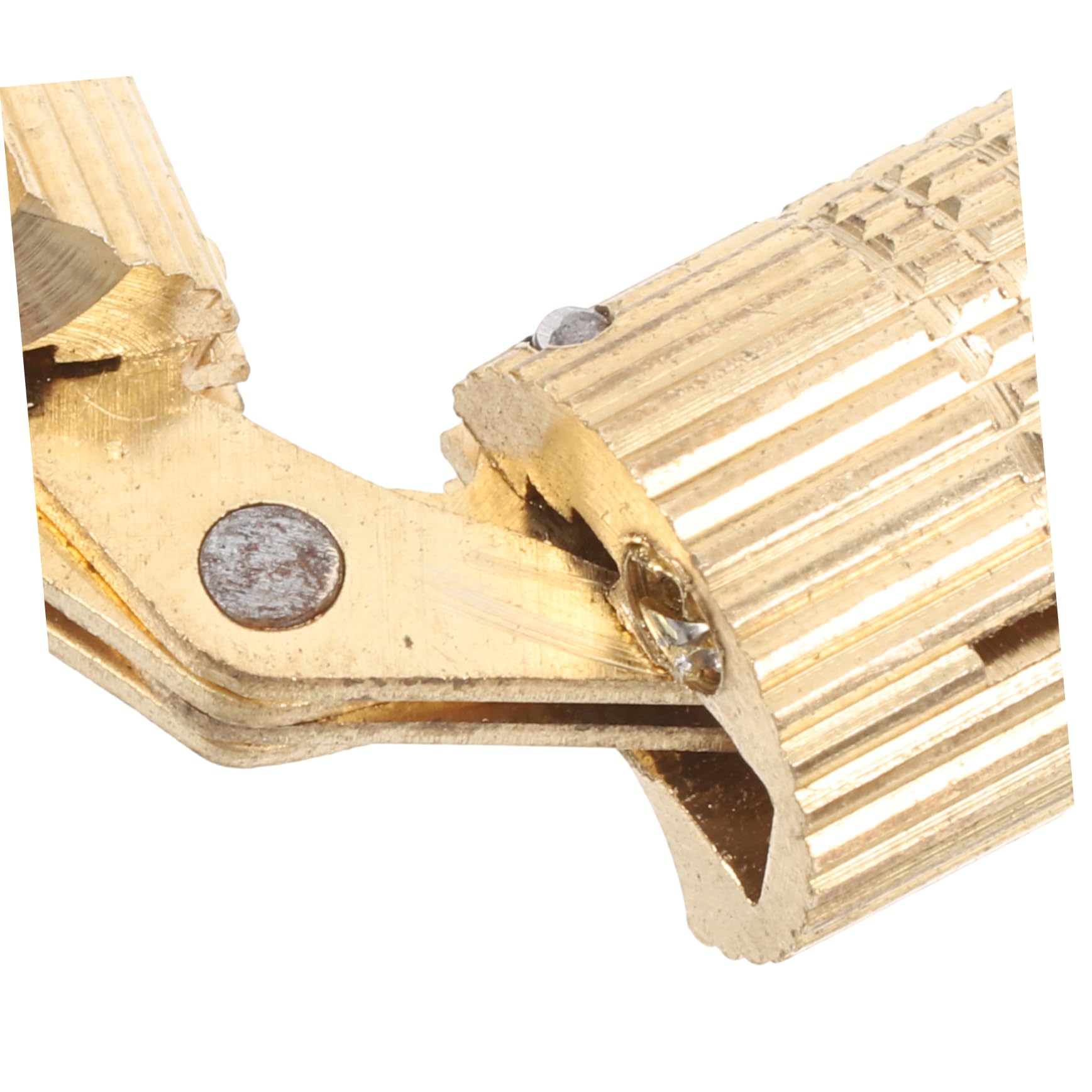 Cerniera Nascosta a Barilotto in Ottone 10mm per Porte in Legno e Alluminio, Pieghevole Salvaspazio Installazione Intuitiva, Cerniere Nascoste per Cancelli e Porte da Garage, Uso