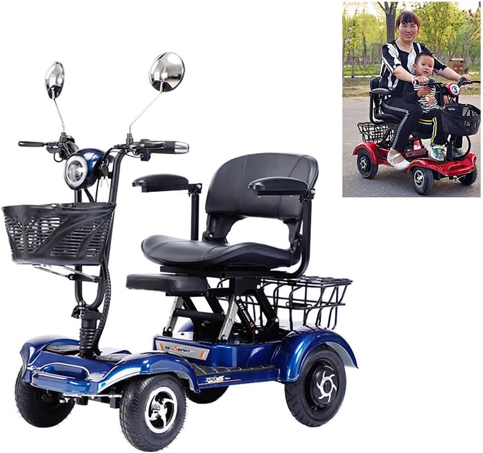 Amazon | コンパクトな4輪モビリティスクーター、電動車椅子モバイル