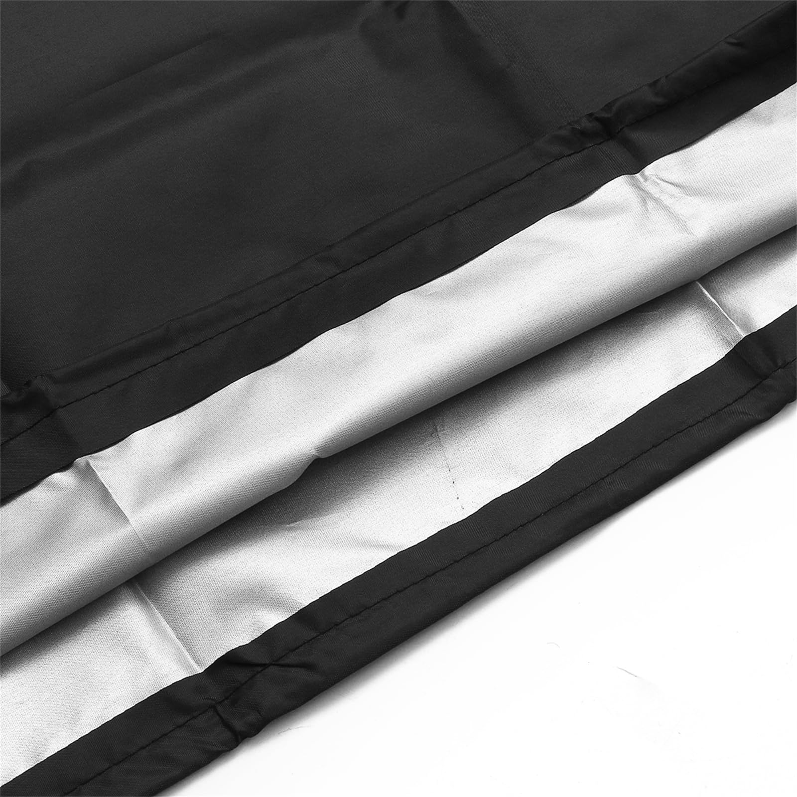 Copertura protettiva per tavolo da ping pong resistente impermeabile in tessuto Oxford per interni ed esterni, con cerniera, 165 x 70 x 185 cm, nero, grigio, verde (nero)