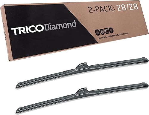 Miniatura 8 de Trico Gold - Paquete de 2 limpiaparabrisas de repuesto para automóvil, de 28 pulgadas (18-2828), fácil instalación y visibilidad superior en la