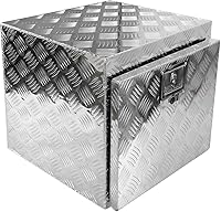 Vista 12 de 48"(L) x 19.5"(W) x 17.5"(H) Caja de herramientas para cama de camión, Caja de herramientas para cama de camión, Caja de herramientas de aluminio