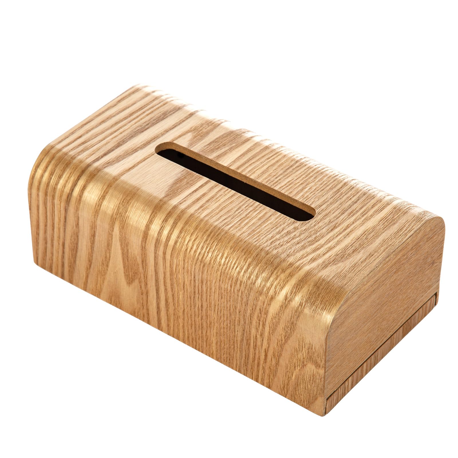 M.J COMFY-LIFE Wooden Tissue Box Style Decorative Tissue Case - Napkin Holder for Living Room, Bathroom, and Desktop Tabletop Storage