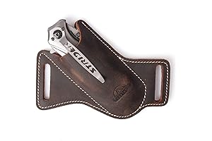 TopStache: Premium Leather Pocket Knife Sheath