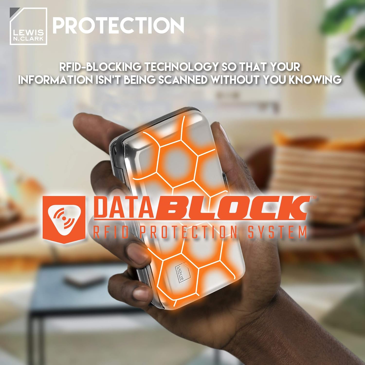  | Lewis N. Clark Rfid Aluminum Wallet, Silver, One Size | Travel Wallets