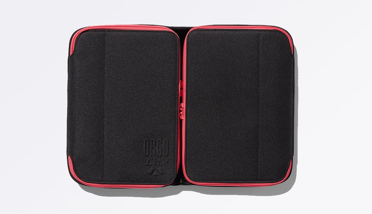 Mehrzweck-Aufbewahrungsbehälter – funktioniert als Packwürfel, Kosmetiktasche, Kulturbeutel und Reise-Organizer – Pink