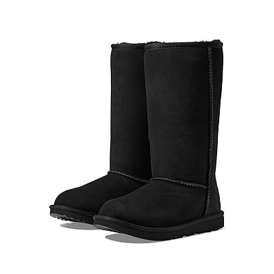 UGG Kids Classic Tall II (Little Kid/Big Kid) Girls Shoes Black
