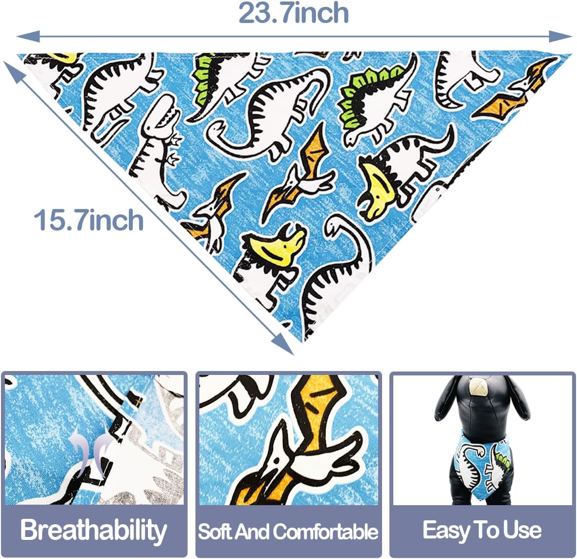 PET SHOW 50pcs Bulk Small Dog Cotton Bandanas Boy Male Cat Puppies Bibs Washable Triangle Head Scarfs Wholesale Medium Dogs Bandana Photo Prop Grooming Accessories