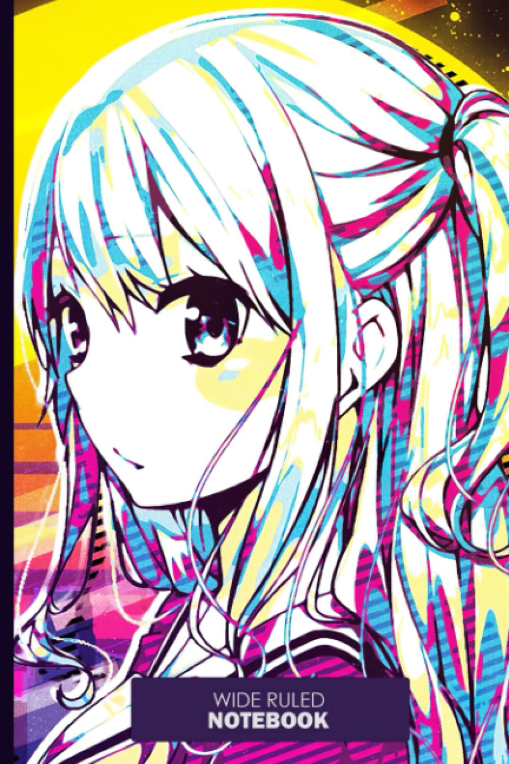 Wide Ruled Notebook: Creativity Stress Relief Nao Bills Tomori Daily At Home University To Write Notes Composition Ruler