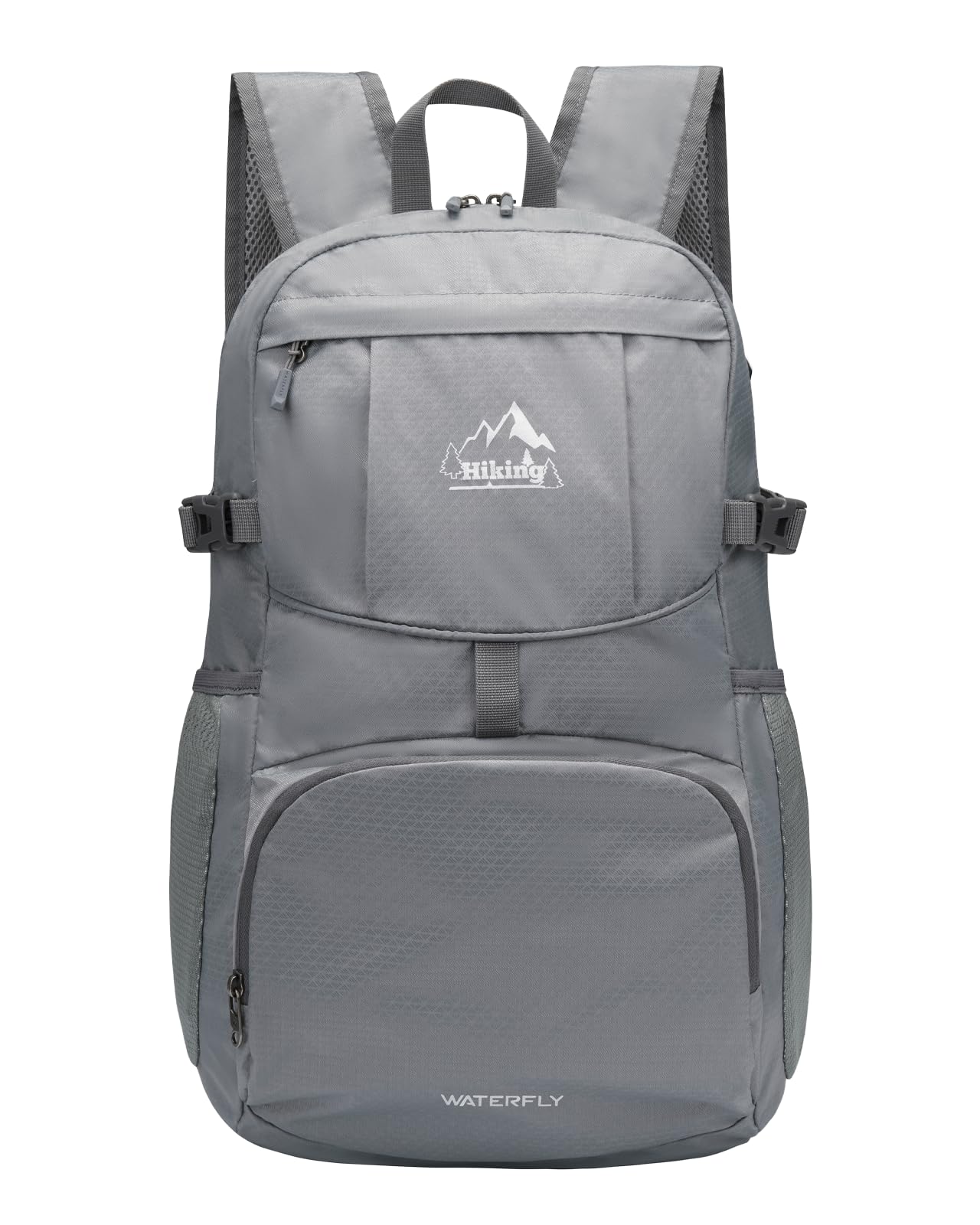 WATERFLY Large Lightweight Packable Hiking Backpack Foldable Travel Daypack