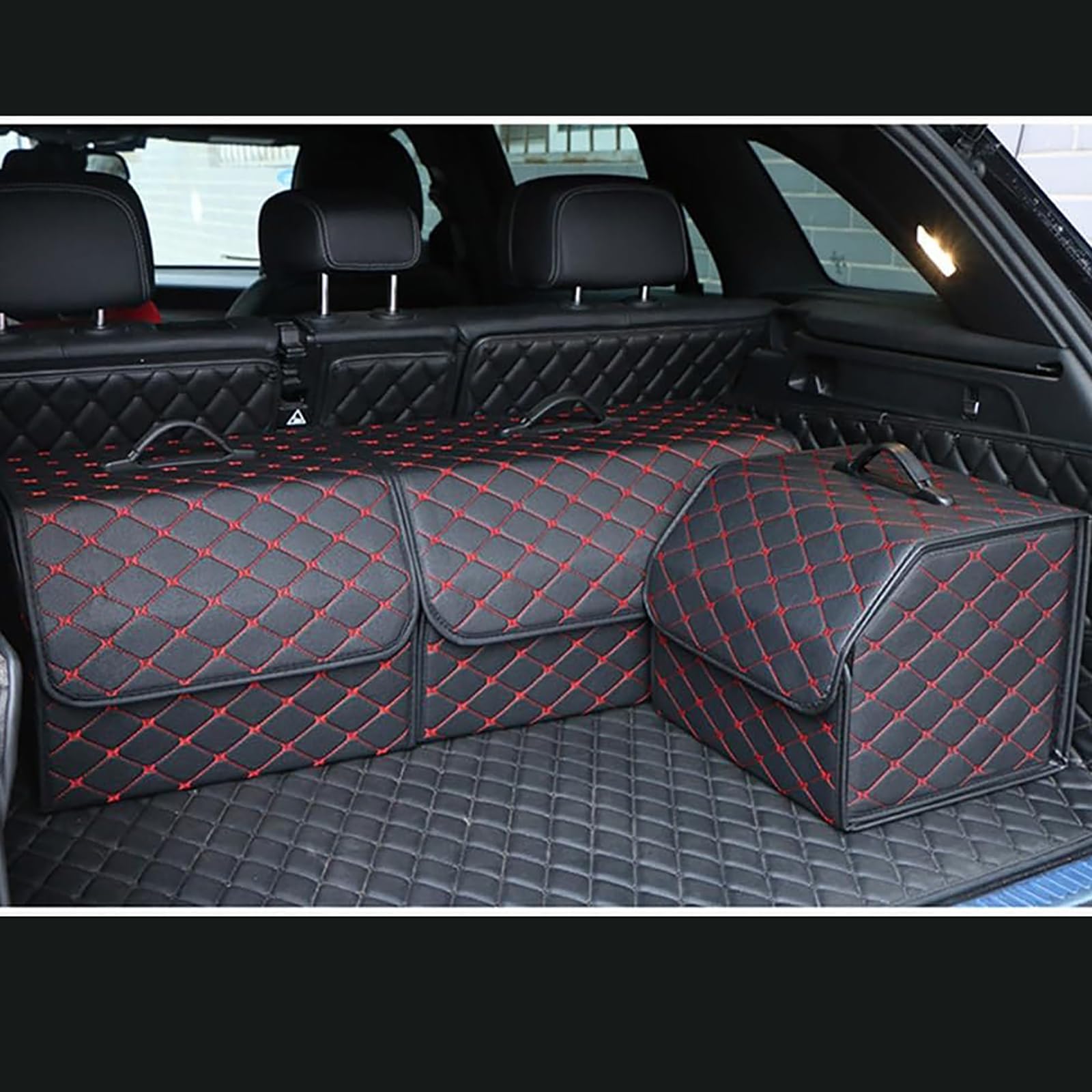 Organizer Auto per Breeze 2019 2020 2021 2022 2023 2024, Auto Borse per Bagagliaio Contenitore Pieghevole Organizzatore di Immagazzinaggio Accessori,A-30 * 30 * 54