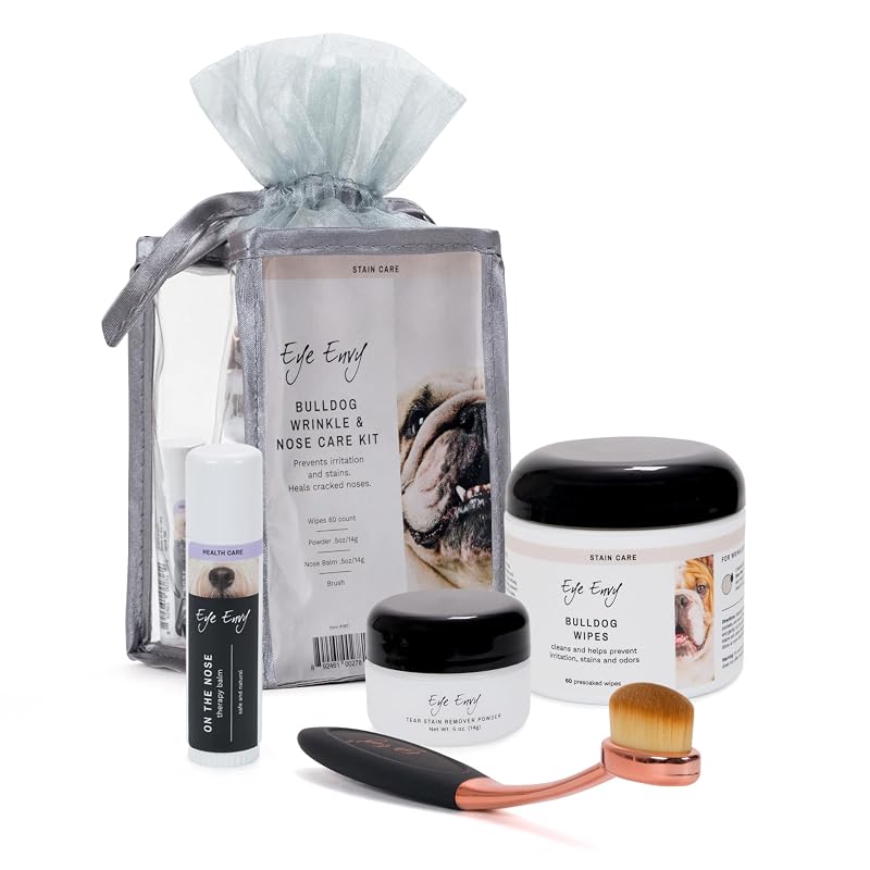 Kit de cuidados para rugas e nariz de Bulldogs Eye Envy – 4 itens