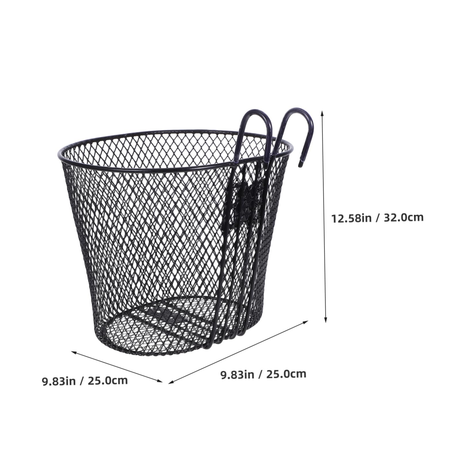 GALPADA Cesta Metálica para Bicicleta Eléctrica y Patinete Infantil, Accesorio Ligero de Hierro Diseño de Gancho para Uso Práctico y Seguro