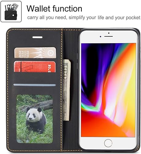 Miniatura 2 de Forwenw - Funda de piel con tapa para iPhone