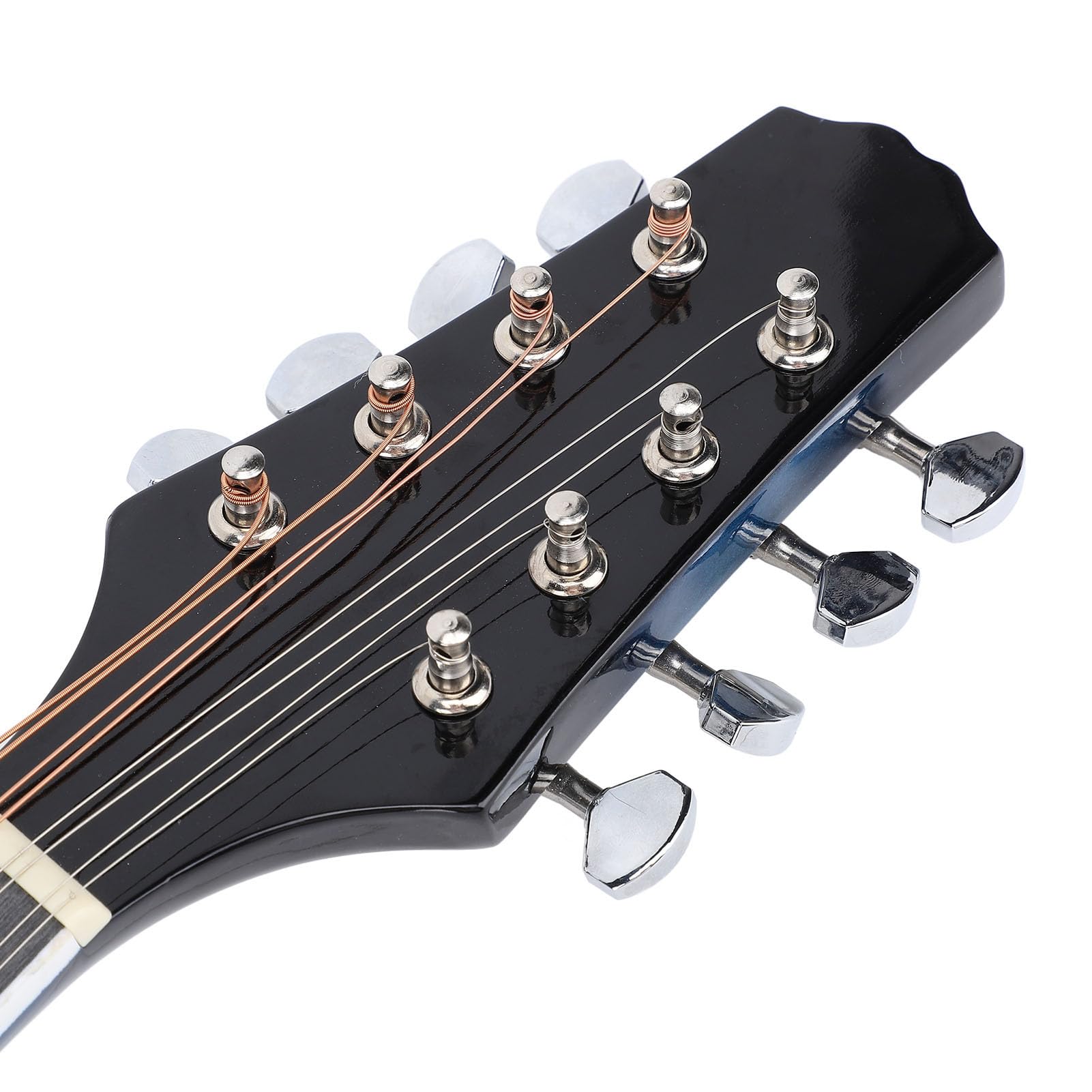 Strumento per Mandolino A 8 Corde, Corpo in Legno di Pesca Stile A, per Registrazioni Folk Bluegrass, Diteggiatura per Esercizi Prolungati, Accordatori Precisi A Ingranaggi Aperti, per
