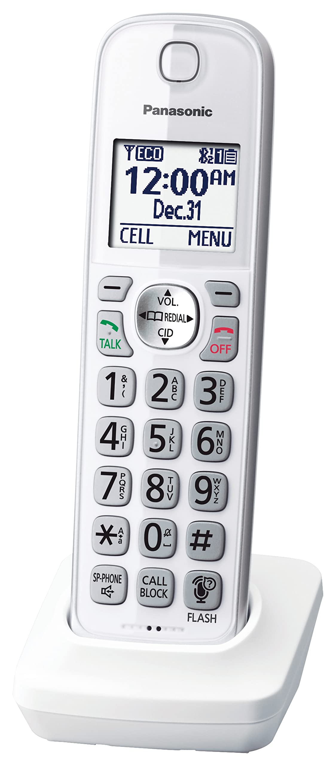 Panasonic DECT 6.0 Additional Handset for Cordless Phone System KX