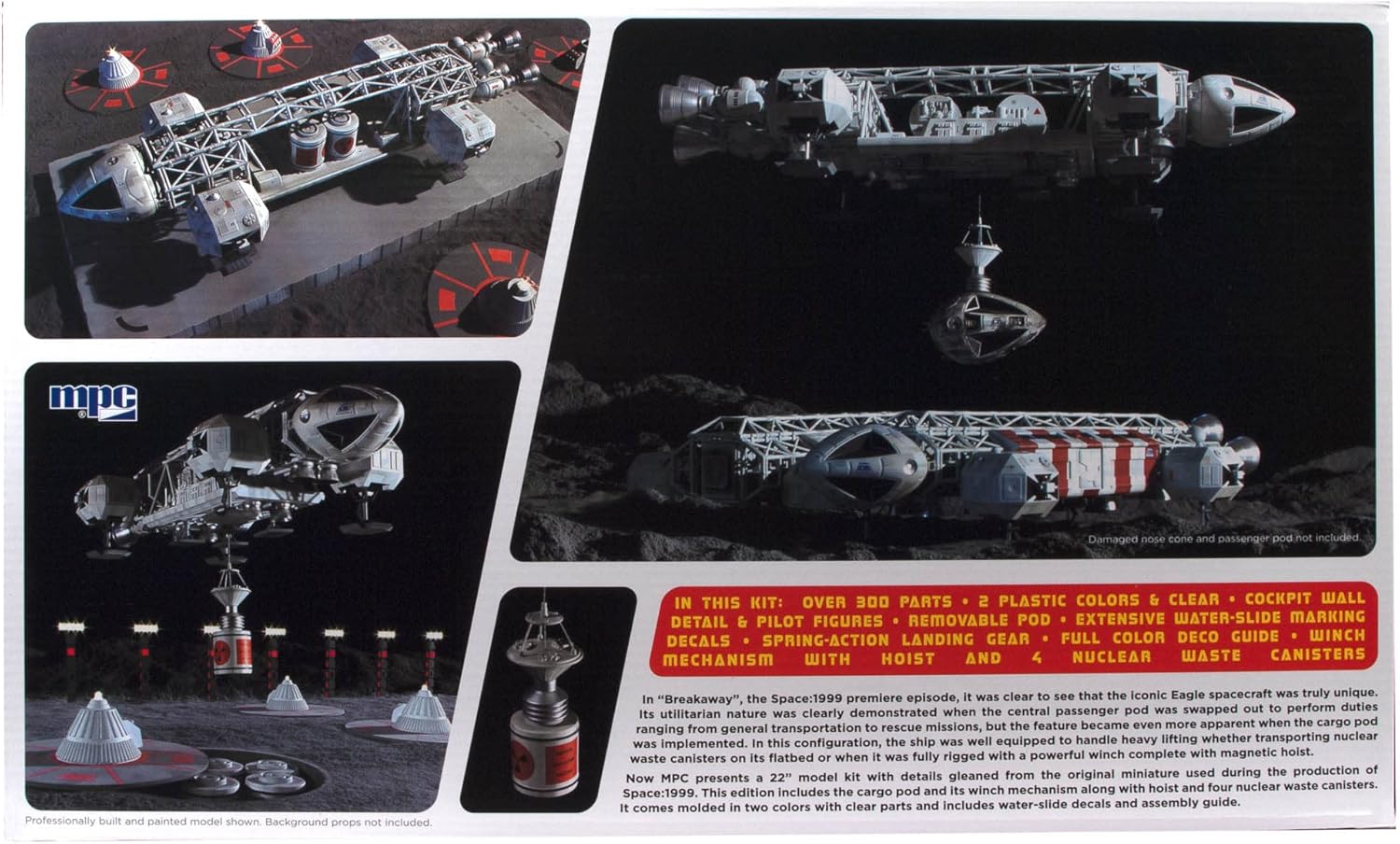 MPC Space 1999: 22" Eagle w/Cargo Pod 1:48 Scale Model Kit