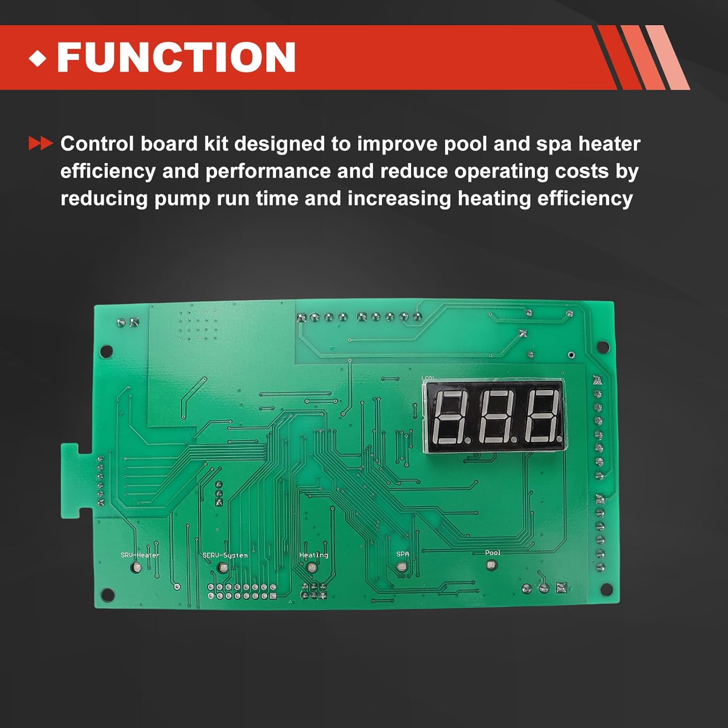 42002-0007S Swimming Pool Heating Control Board Compatible with NA and LP Series Pool and SPA Heater Electrical Systems Pentair MasterTemp Sta-Rite Max-E-Therm 461105 472610Z