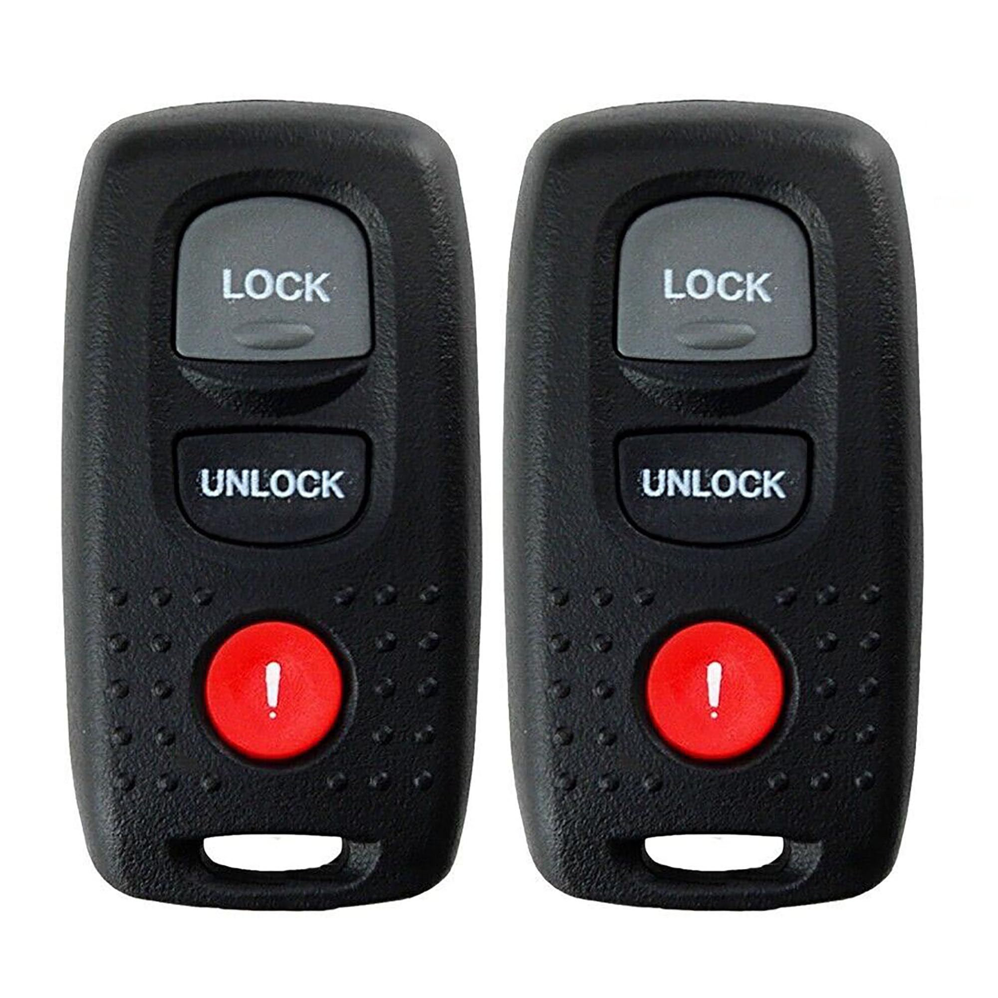 2X New Replacement Key Fob Remote Compatible with & Fit for Mazda Vehicles (Read Description) - MPN KPU41704-01