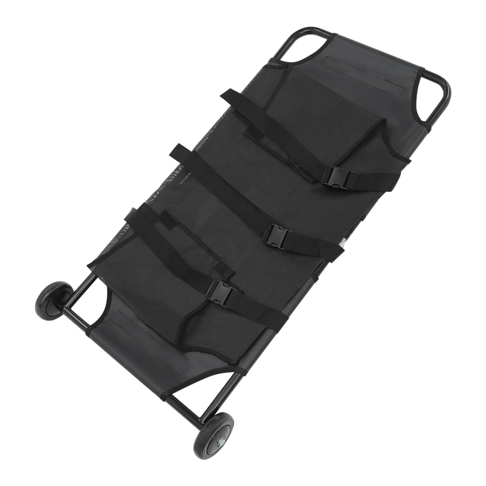 Transportín plegable para perros de hasta 120 kg, 115 x 56 x 13 cm, con ruedas silenciosas, arnés de emergencia plegable para emergencias, viajes, perros grandes