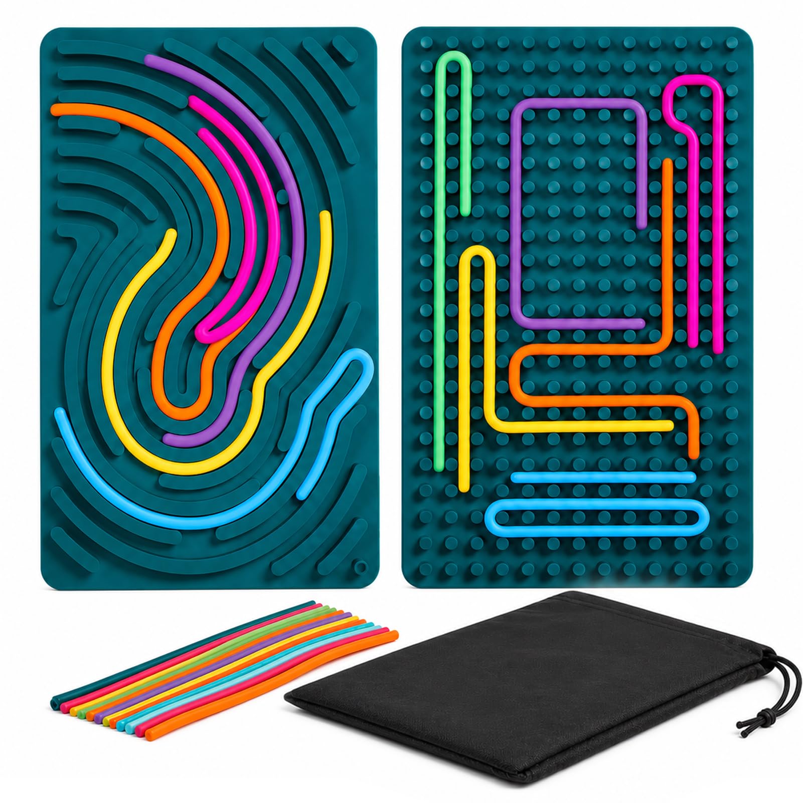 Sensory Activity Board Silicone Fidget Toys for Autism ADHD Calm Stress