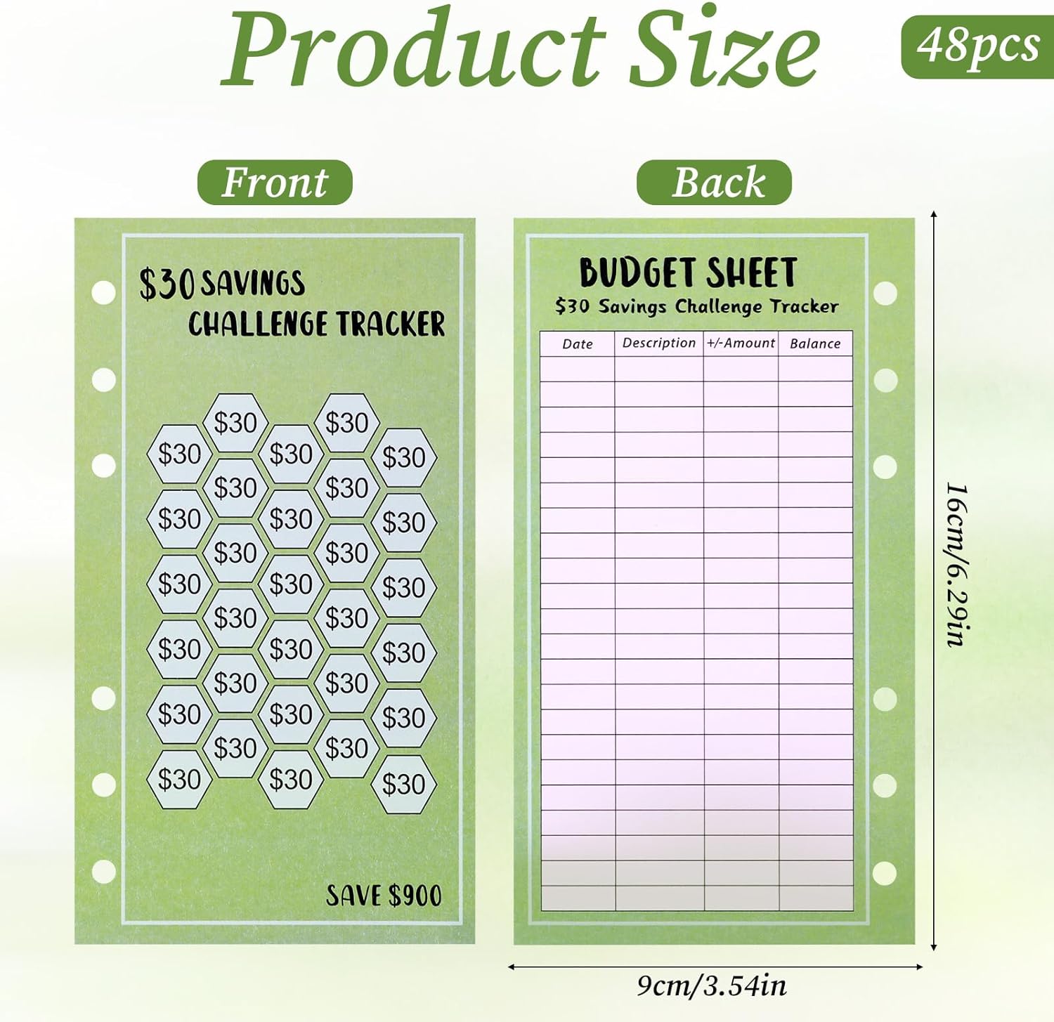 Transform Your Savings: 48 Sheets Money Saving Challenge Binder Review