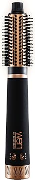 WEN by Chaz Dean Brush Dryer Styling Tool - Blow Dryer Brush, Blowout Hair Drying, Round, Curling, Smoothing Volumizer, Styling Kit w/ 2 Attachments, Heat Pad, 4 Clips - Medium to Long Hair Kit