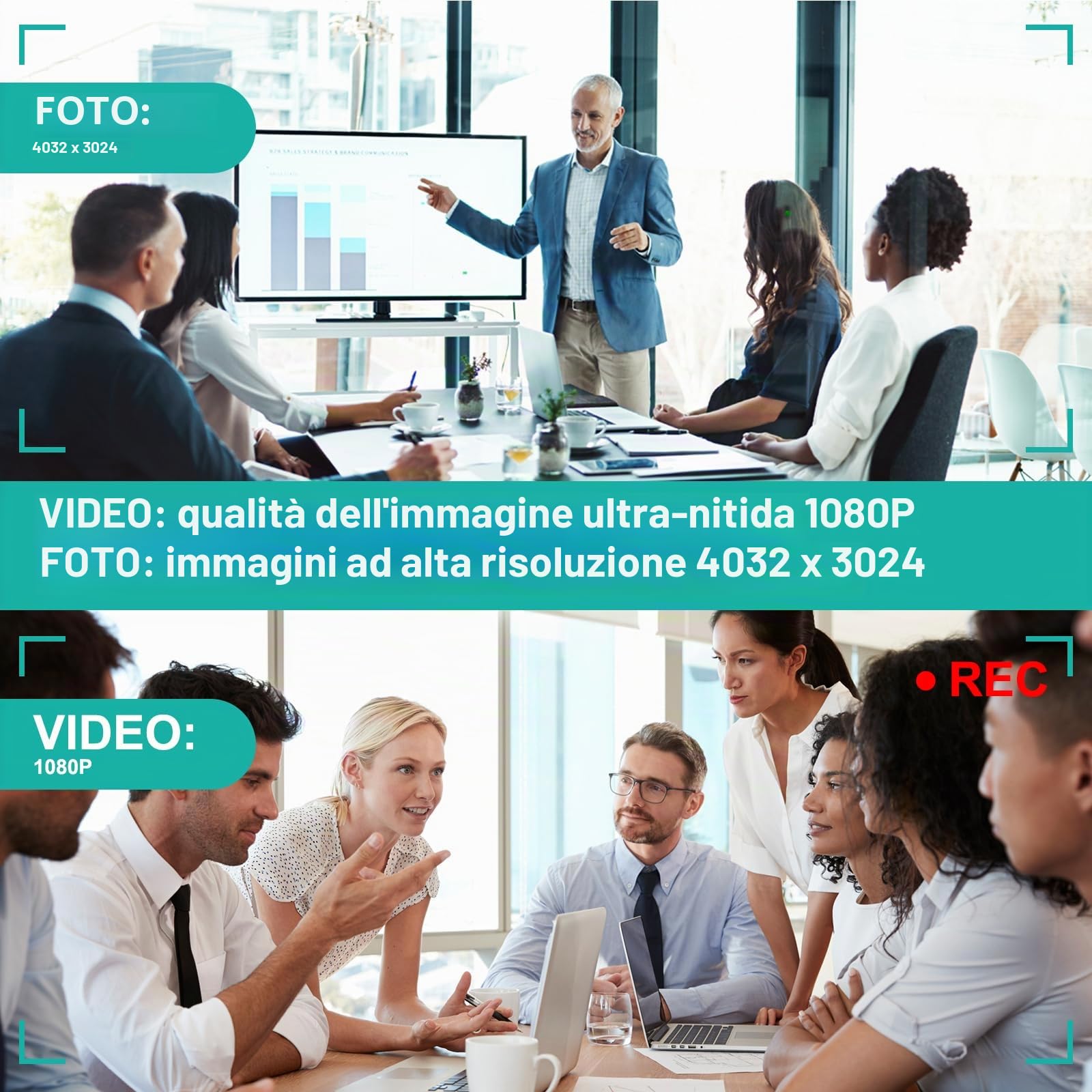 Telecamere Nascosta Penna Mini Spia Camera Pen 32 GB HD 1080P Penna Audio per Registratore Video per Riunioni di Lavoro Microcamera Spia con Registrazione Audio per Riunioni e Studio