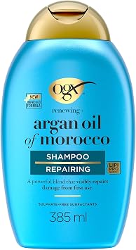 OGX Shampoing Réparateur Protecteur Huile d'Argan du Maroc (385 ml)