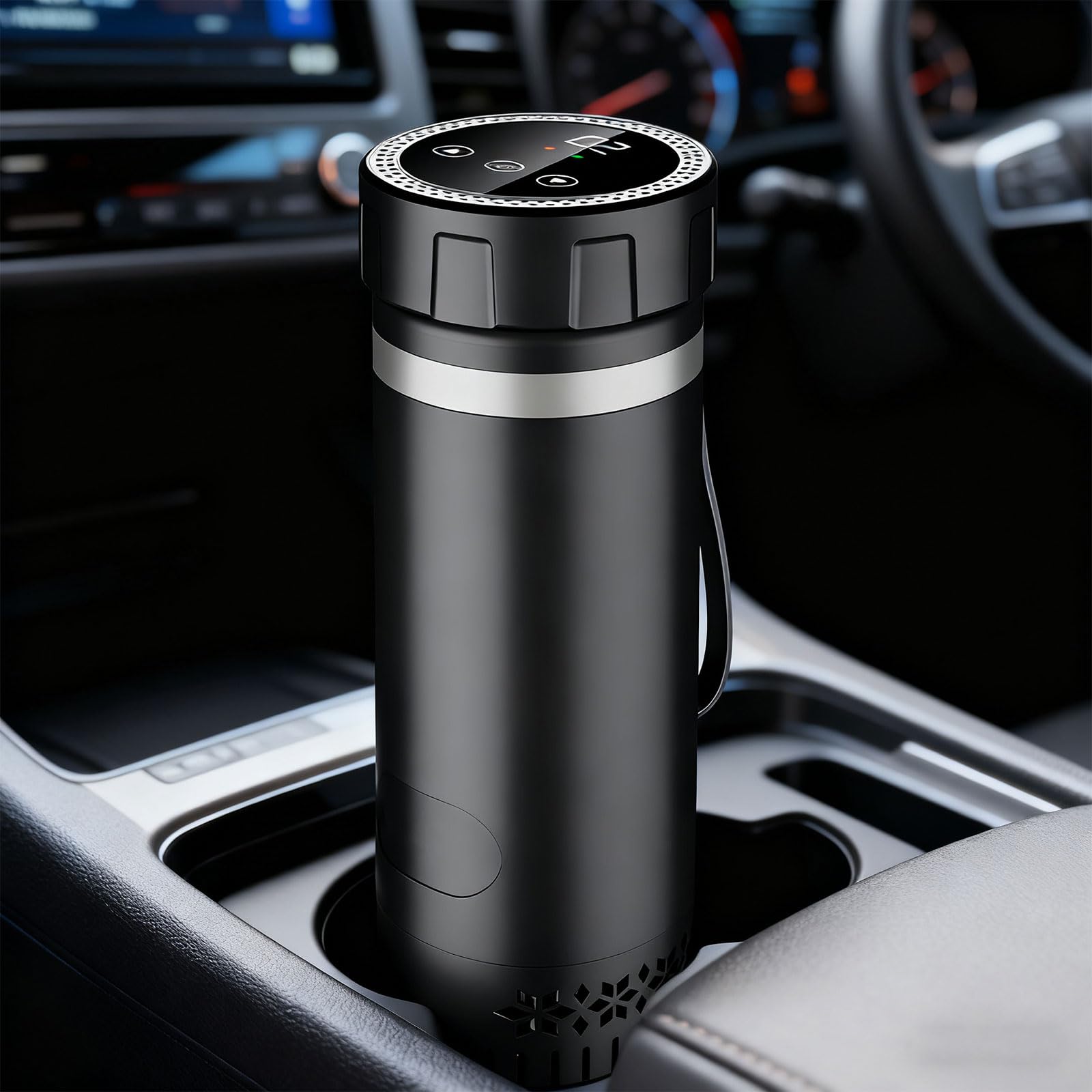 Taza de refrigeración delgada con batería de larga duración, ideal para bebidas, aperitivos, viajes, recargable, con batería incorporada