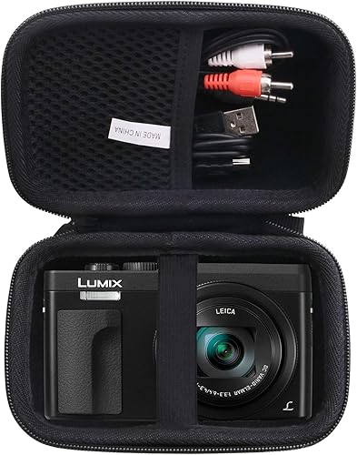 Estuche rígido de transporte EVA para cámara digital Panasonic LUMIX DC-ZS70KZS80ZS60, estuche para cámara digital (negro)