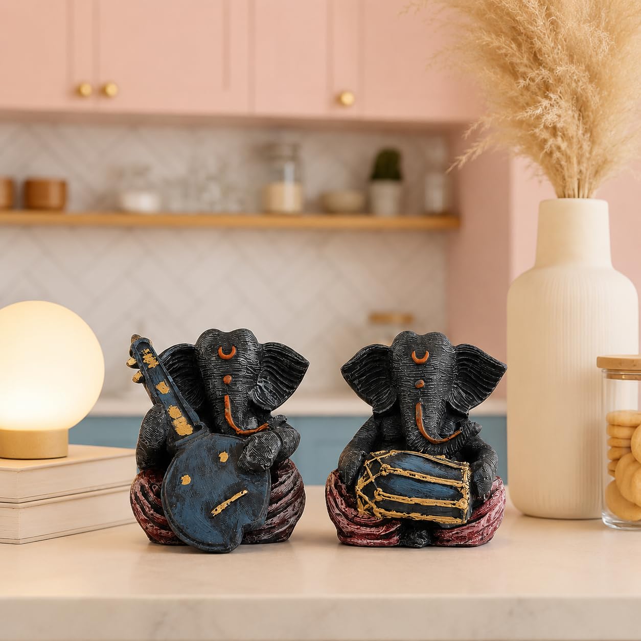 Xtore Ganesha Resin Statues - Prosperity & Home Decor -2 Xtore Ganesha Resin Statues - Prosperity & Home Decor -2