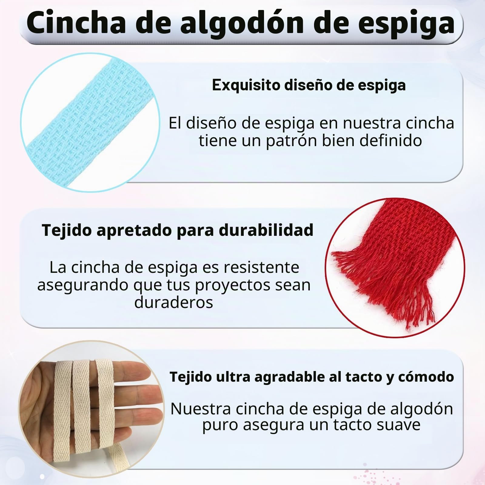 Cinta de Algodón de 36 Colores Mezclados con Patrón de Espiga, 10 mm, 196 Yardas, Cinta de Costura Barata para Costura, Tejer, Manualidades y Regalos