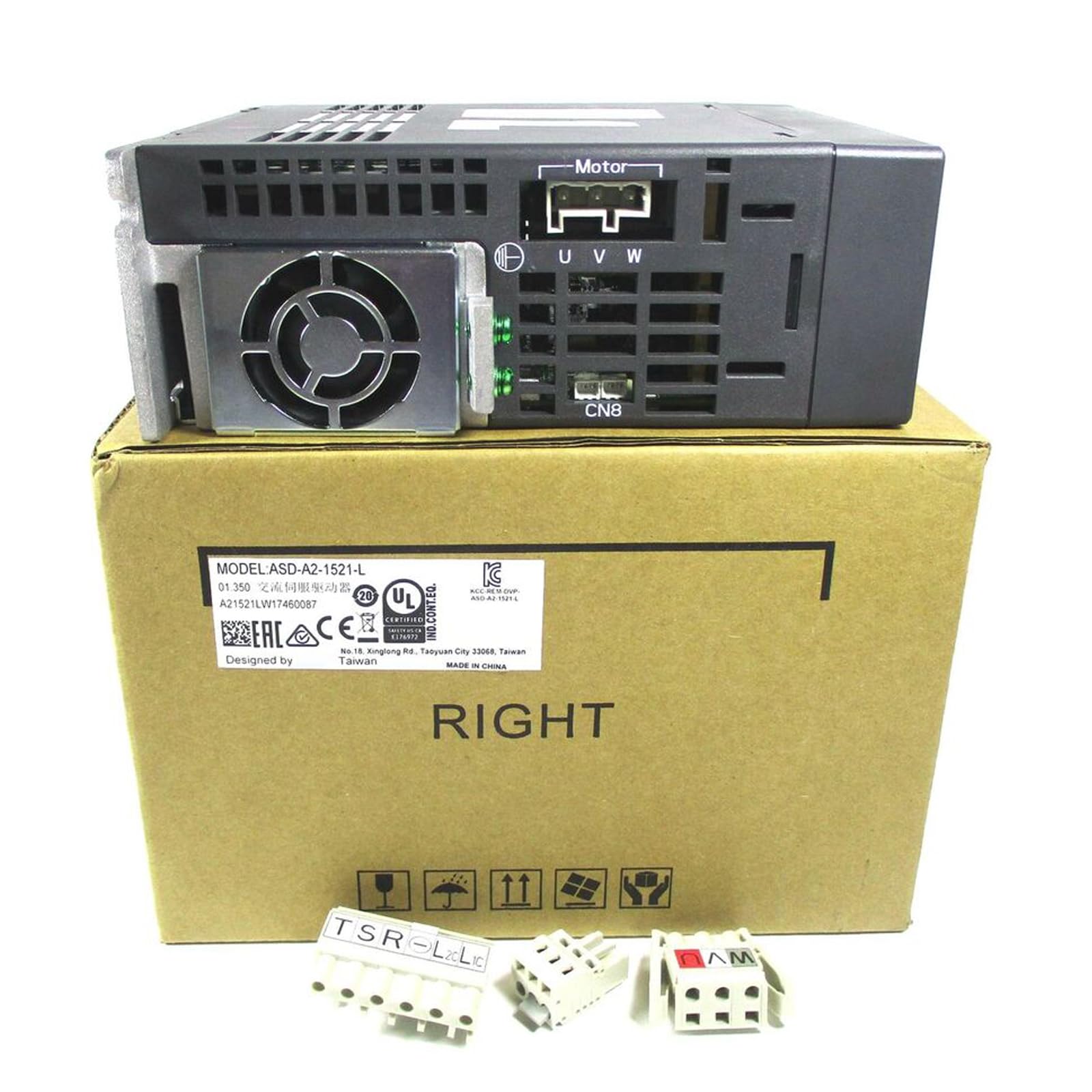 KNIUWMBMH Expedited ASD-A2-1521-L AC Servo Drive 1.5KW ASD-A2-1521-L Sealed in Box 1 Year Warranty ASD-A2-1521-L Ship Now