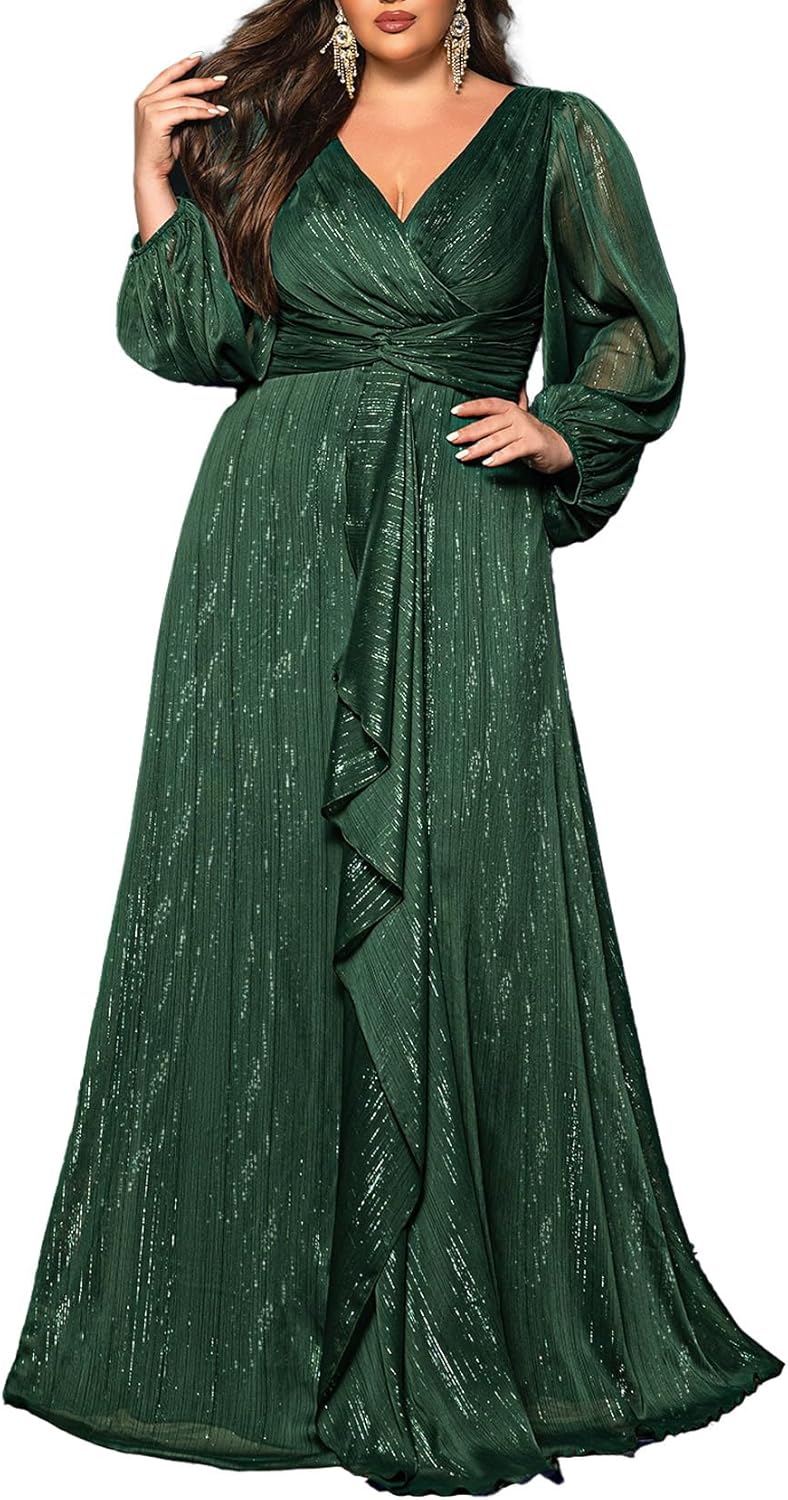 Plus Size Bridesmaid Dress Elegant Chiffon Long Formal Wedding Guest Cocktail Dresses for Party Cocktail Gown