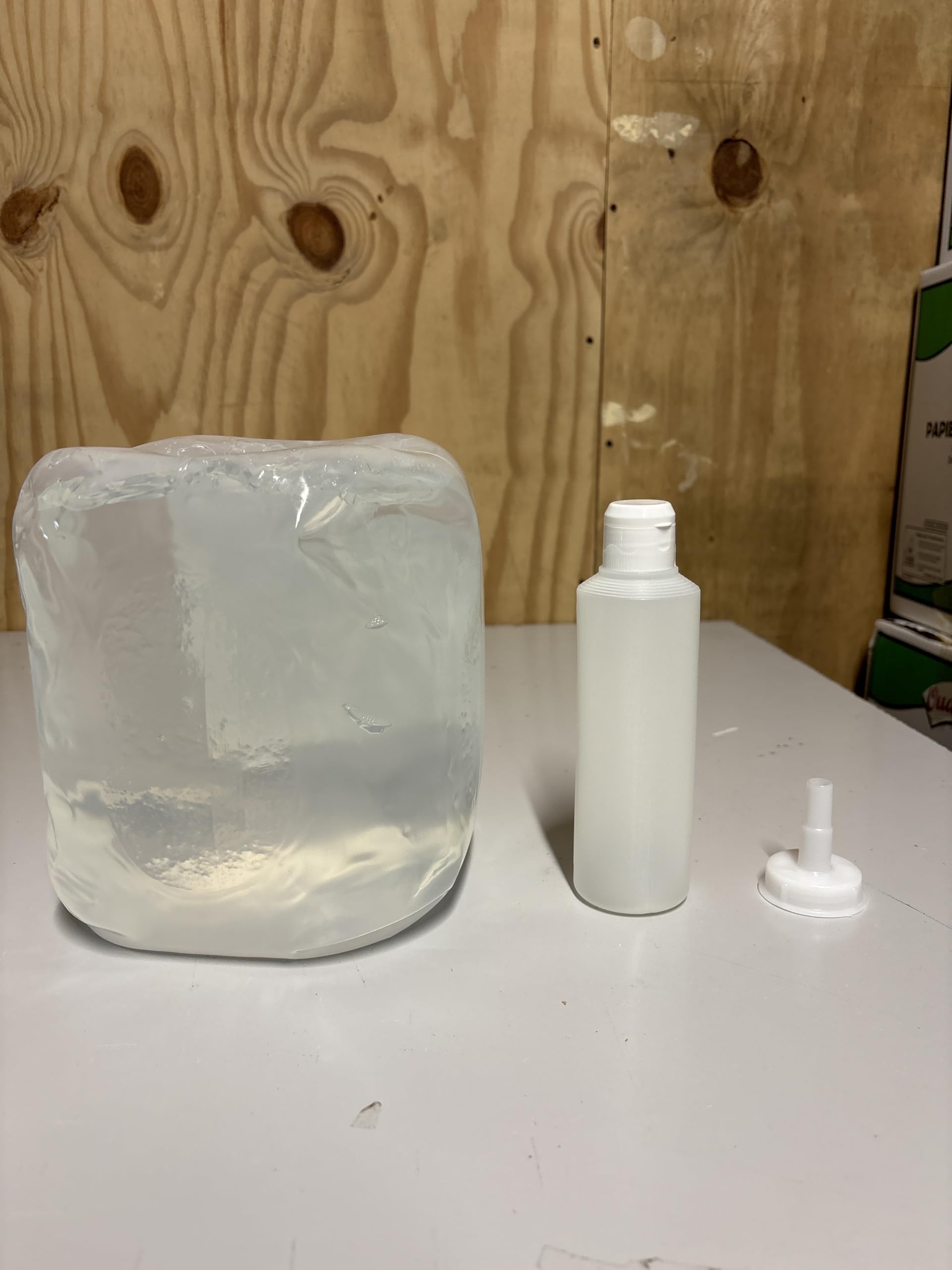 Lot de 2 - Gel échographie - Transparent - 5 Litres-Cubitainer + Flacon vide