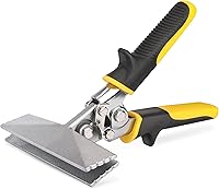 Vista 1 de HURRICANE Cosechadora manual de chapa de mandíbula recta de 6 pulgadas, herramienta dobladora para aplanar y doblar, alicates con mango ergonómico