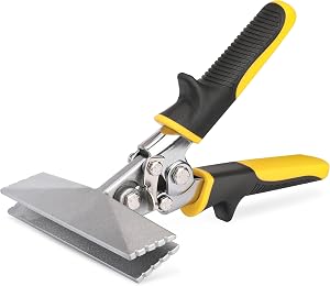 Hurricane Sheet Metal Hand Seamer, 6 Inch Straight Jaw Sheet Metal Bender Tools forfor Flattening, Bending, Seaming. with Ergonomic TyreGrip Handle