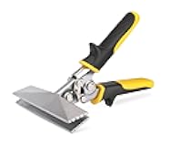 HURRICANE Sheet Metal Hand Seamer, 6 Inch Straight Jaw Bender Tools for Flattening Metal, Bending Pliers with Ergonomic TyreGrip Handle