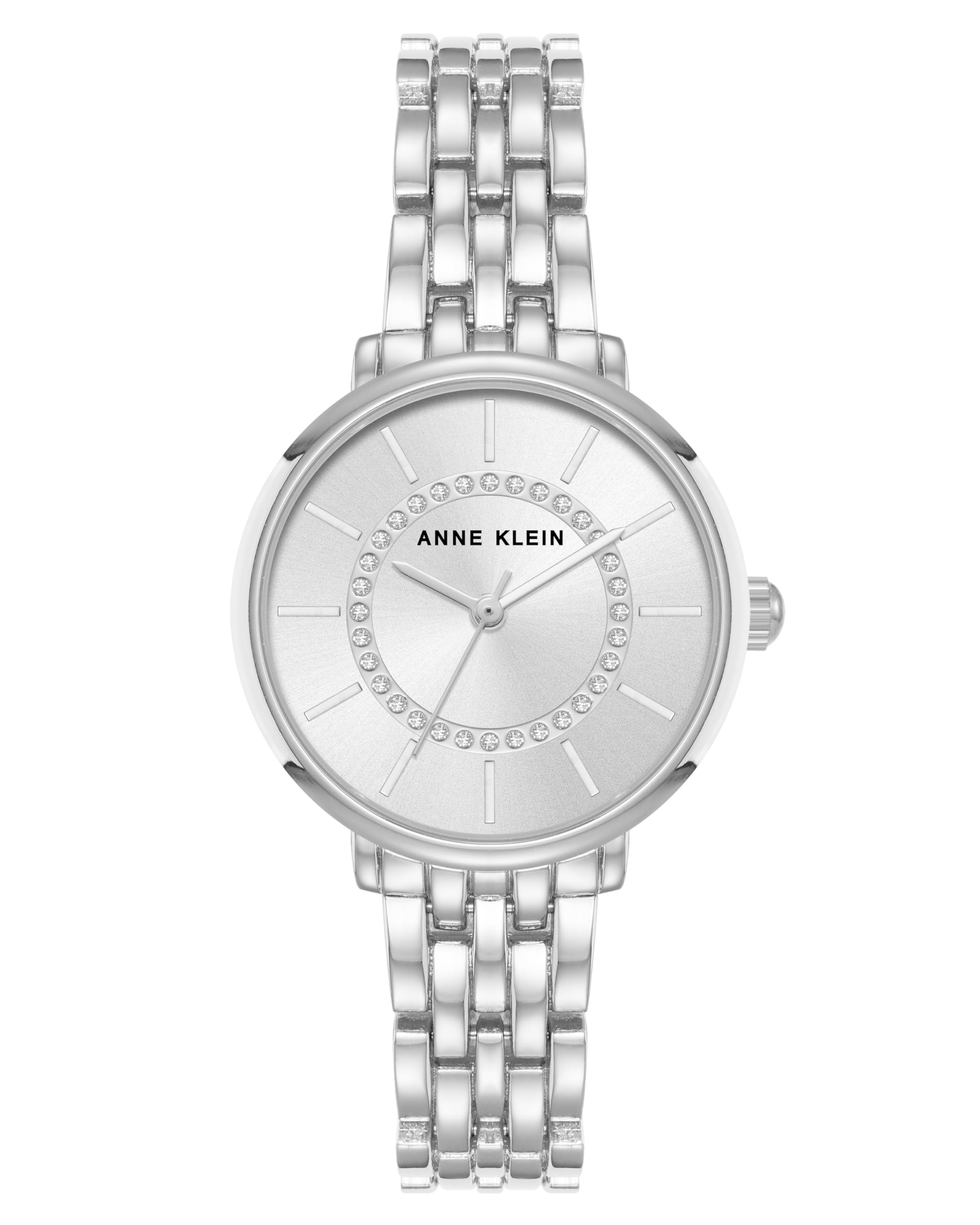 Anne Klein Damen-Armbanduhr mit Glitzerakzenten