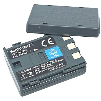 Canon - バッテリー2個★近中距離レンズ★Canon eos Kiss Digital N Amazon | str NB-2L NB-2LH キヤノン 互換バッテリー HF R10/HF