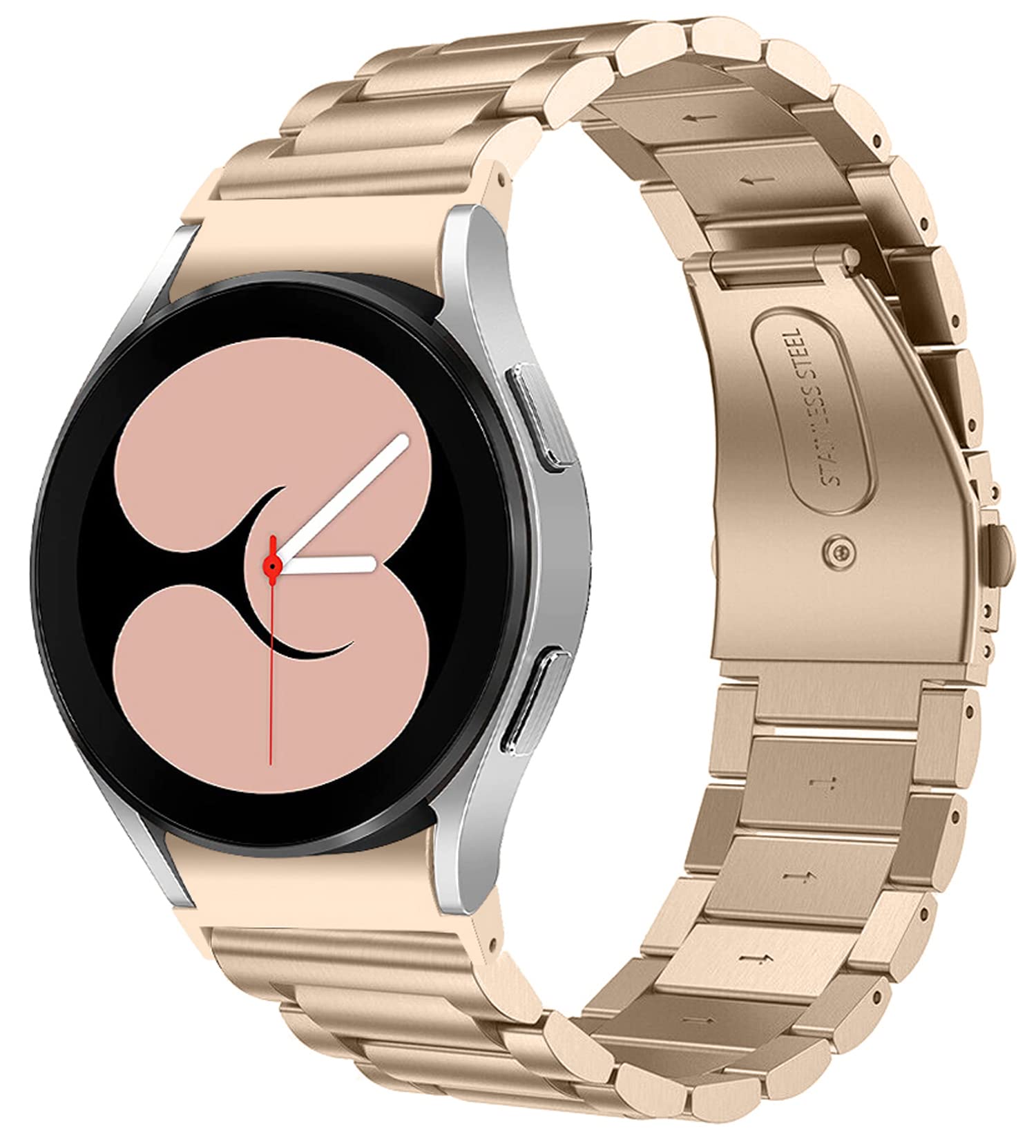 Kapa Band Compatible with Samsung Galaxy Watch 5 PRO/Watch 5 / Watch 4 / Watch 4 Classic, Stainless Steel Solid Wrist Strap Loop (Gold) (B0BFG93GRS) Amazon Price History, Amazon Price Tracker