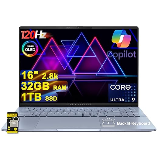 ASUS Vivobook S16 OLED Creator Laptop 32GB