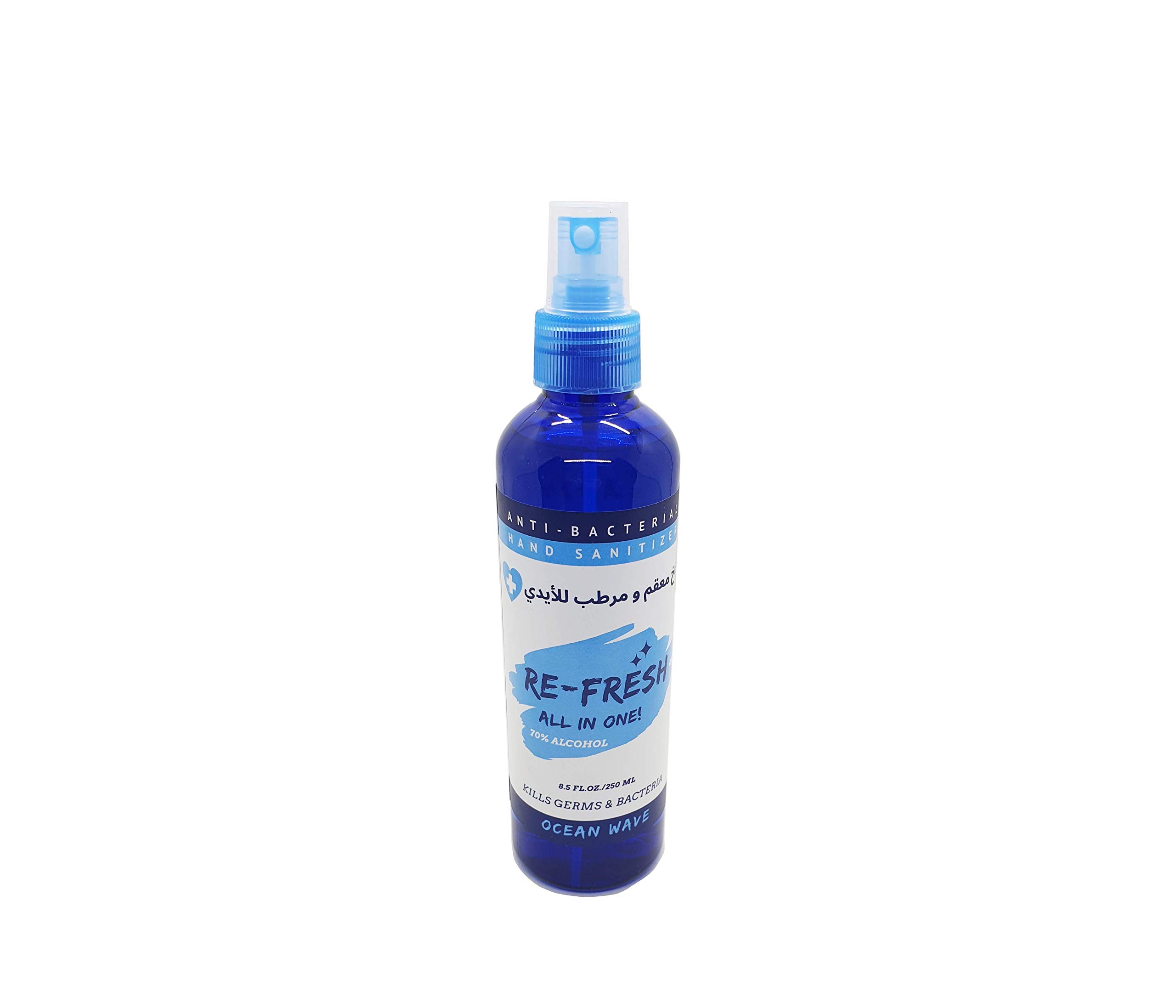 RE-FRESH Liquid hand sanitizer 250ml (OCEAN WAVE)