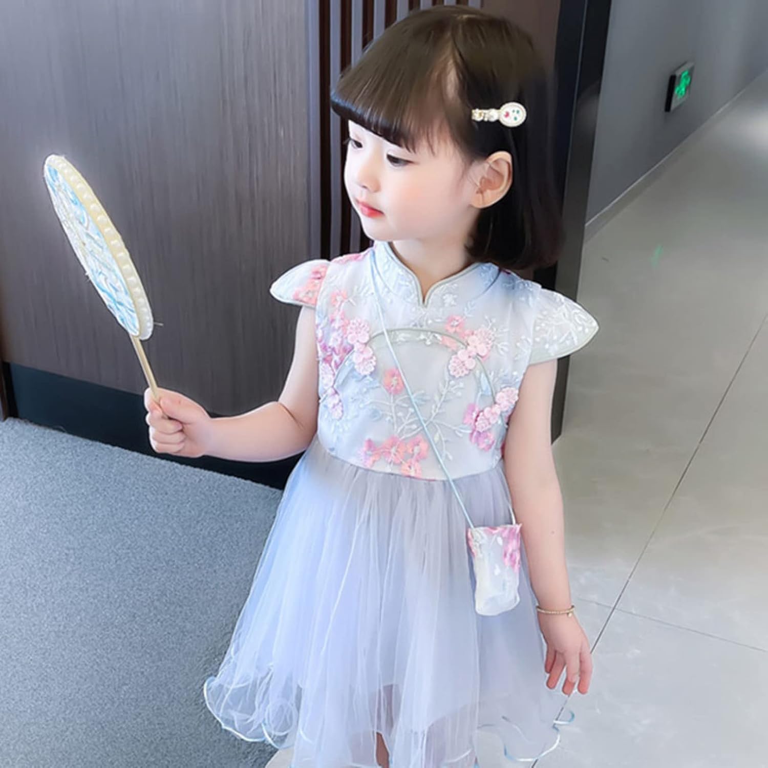 子供服 女の子 ワンピース チュールスカート 子供 秋 長袖 ガールズ 無地 可愛い 子ども 入学式 卒業式 通園 女の子 ドレス