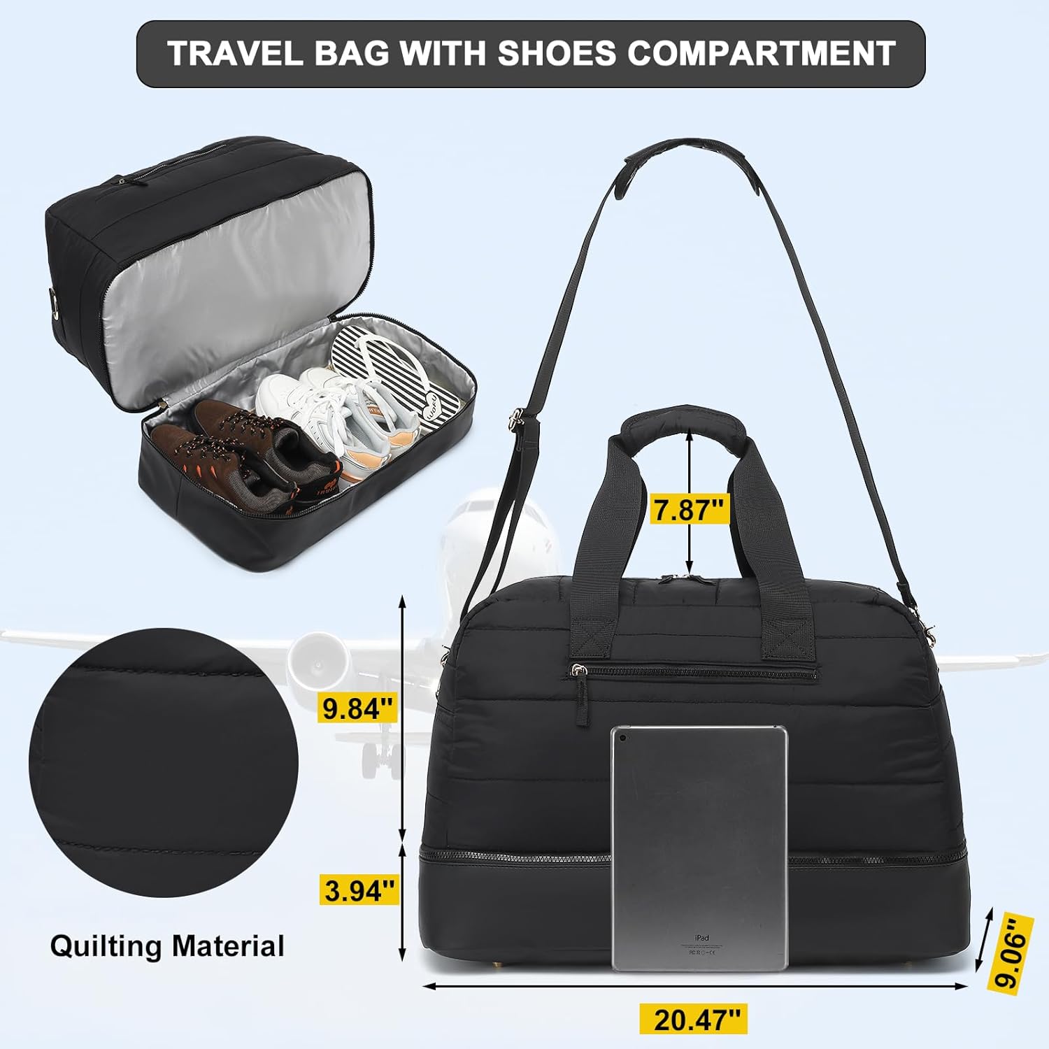 CAMTOP Women's Weekender Travel Bag with Shoe Brunei Ubuy