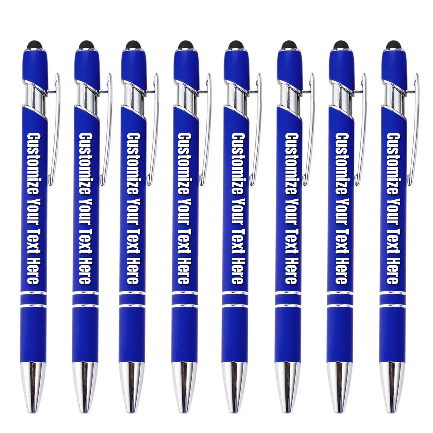 Bolígrafos Personalizados Con Punta De Lápiz Óptico, Bolígrafos Personalizados, Bolígrafo De Metal Con Logotipo De Nombre Grabado For Graduación De Negocios, Bolígrafo De Regalo(50pcs)