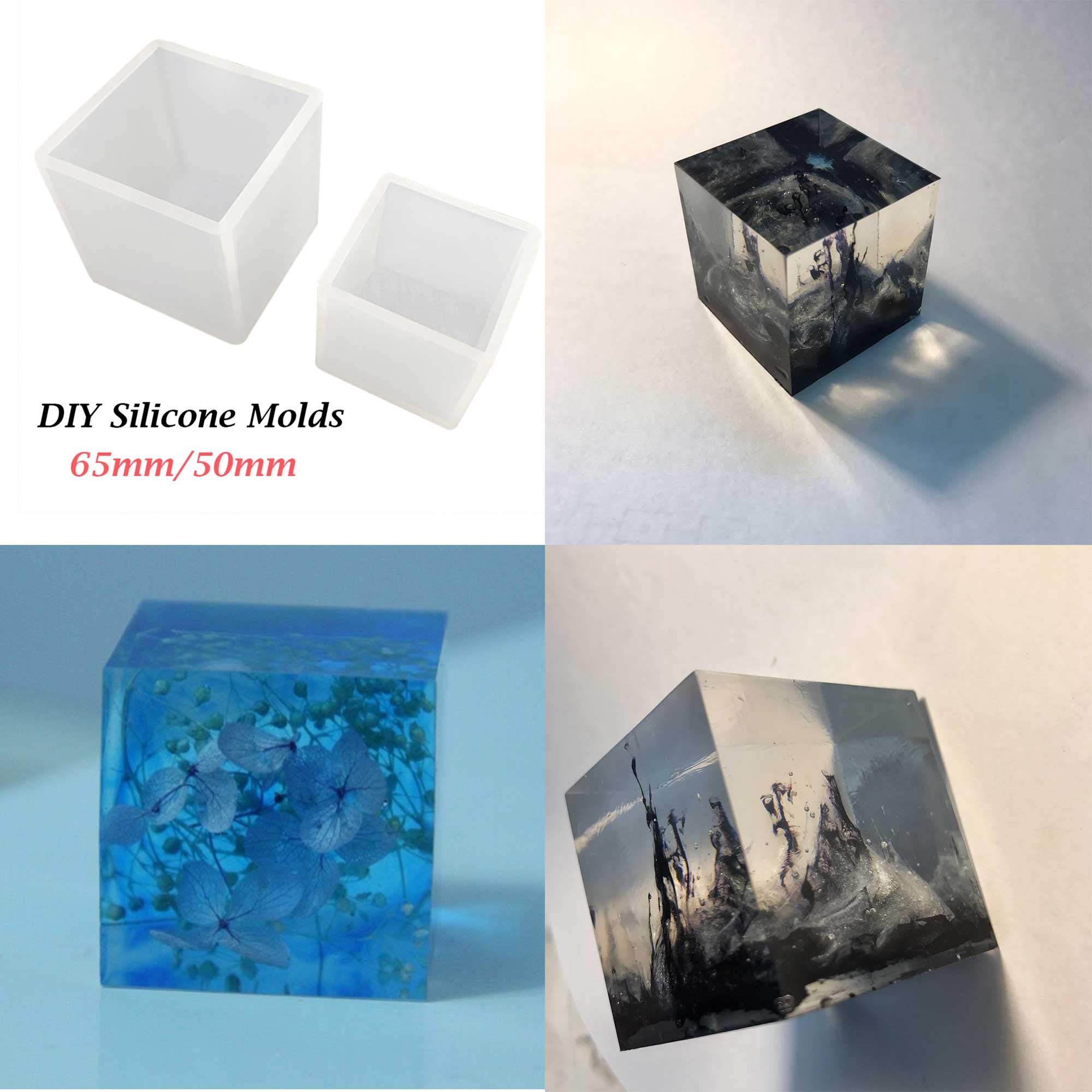 INNICON - Pinzas de Resina de Cristal UV, Transparente, 8 moldes de Silicona, 48 Accesorios, Mini lámpara UV/LED, para Bricolaje, Hecho a Mano, joyería, Colgantes, Colgantes, Collares,