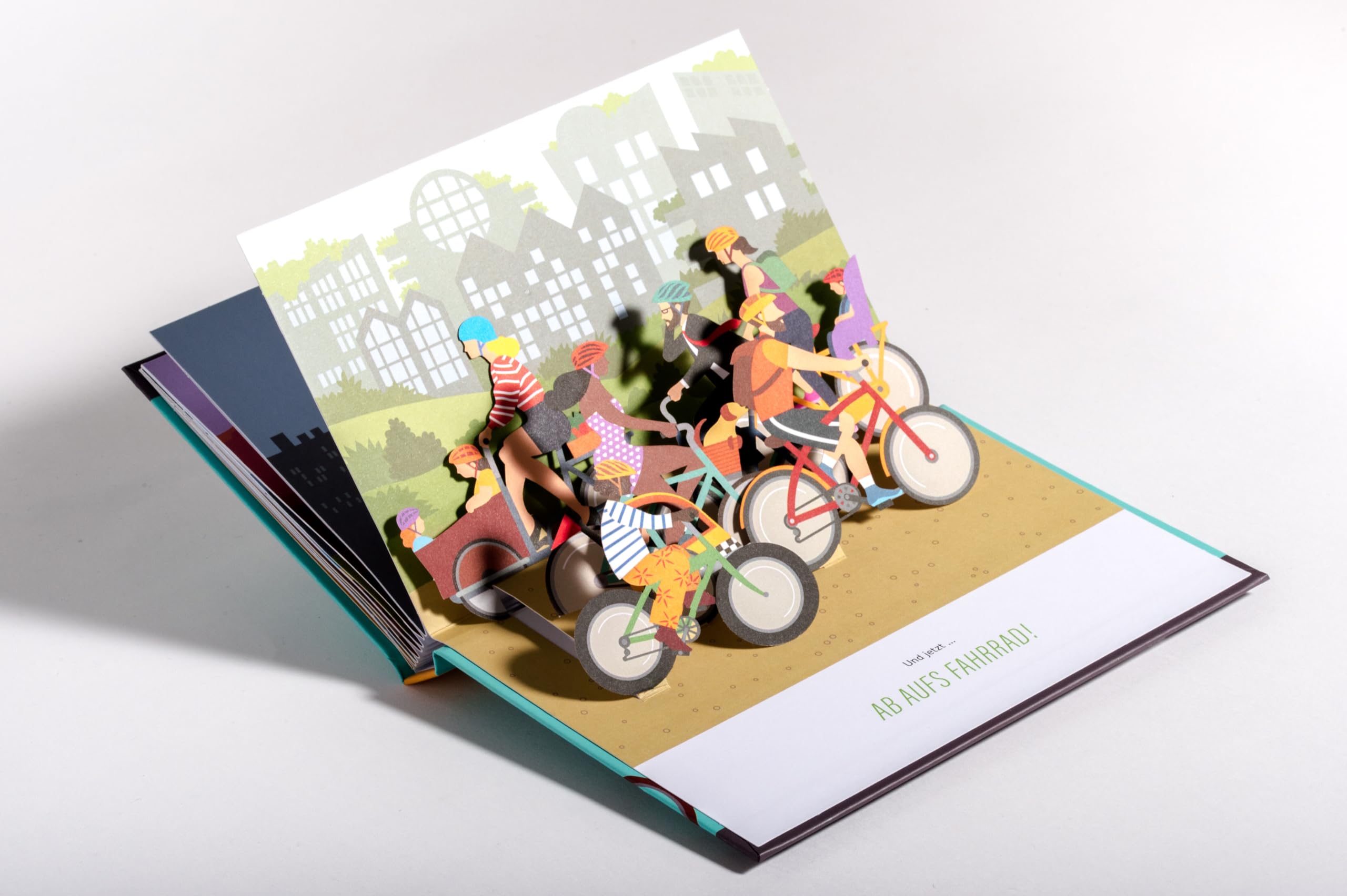 Das Fahrrad: Pop-up-Buch; mit Draisine, Velociped, Hochrad, Tandem, Quintuplet, Rennrad, Mountainbike und Fixie